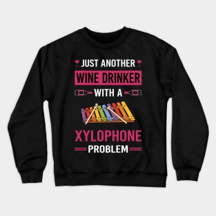 Wine Drinker Xylophone Crewneck Sweatshirt